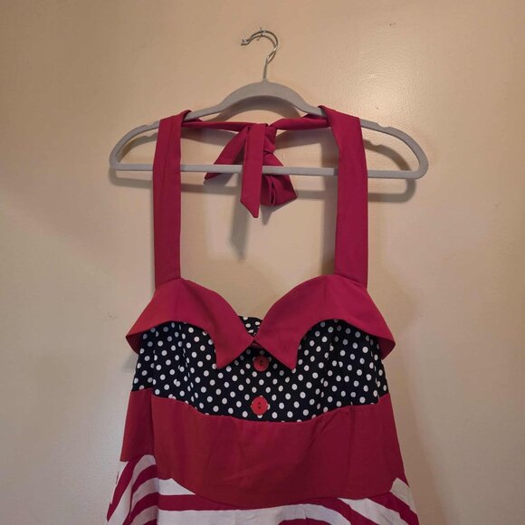Tide Queen Americana Halter Dress XXL - Picture 2 of 5